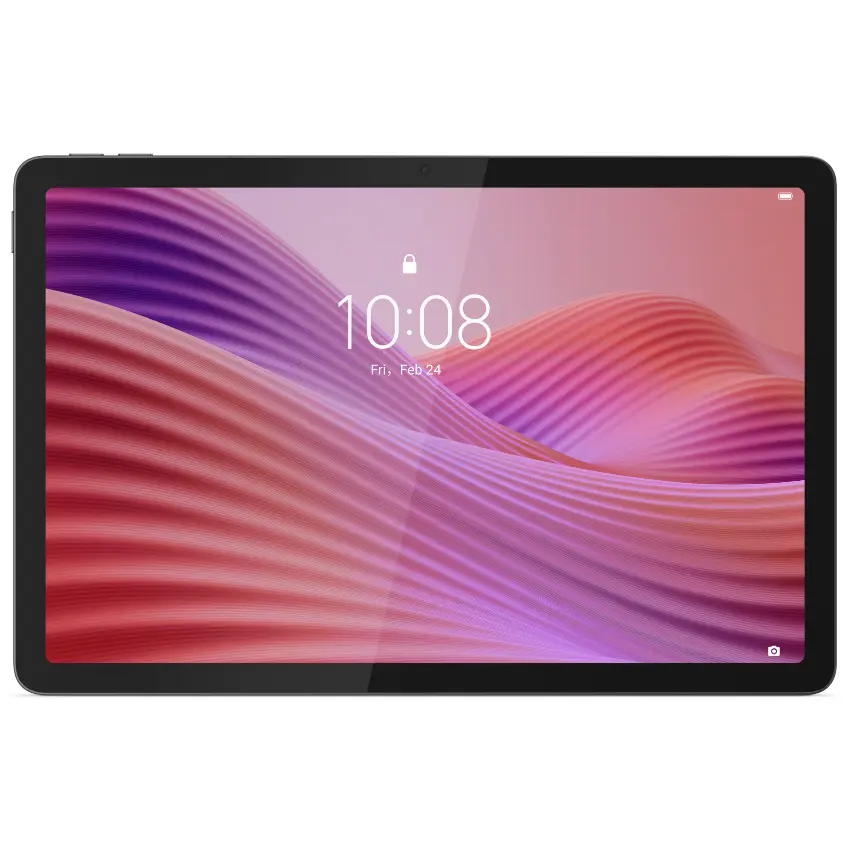 Tablet Lenovo Tab (TB311FU), 10.1" IPS, MediaTek Helio G85 Octa-Core 1.8GHz, 4GB RAM LPDDR4x, 128GB eMMC, Wi-Fi, Android 14, Incluye Funda + Moto Buds, Luna Grey, Gris