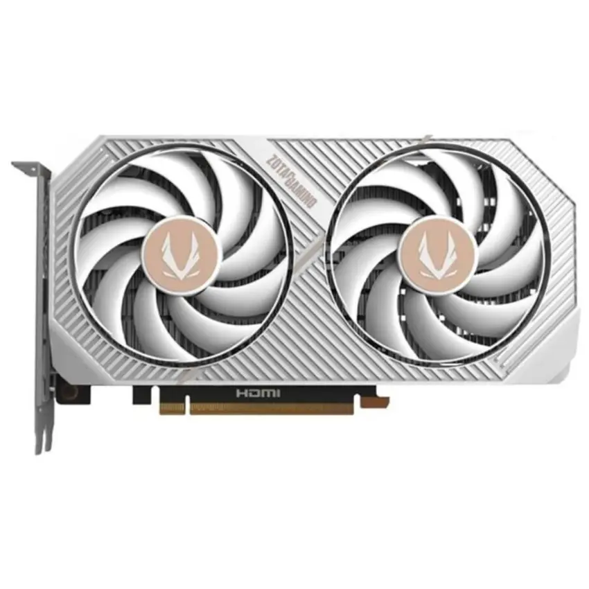 Placa de Video ZOTAC GAMING GeForce RTX 5060 Twin Edge OC White Edition 8GB GDDR7 Placa de Video ZOTAC GAMING GeForce RTX 5060 Twin Edge OC White Edition 8GB GDDR7