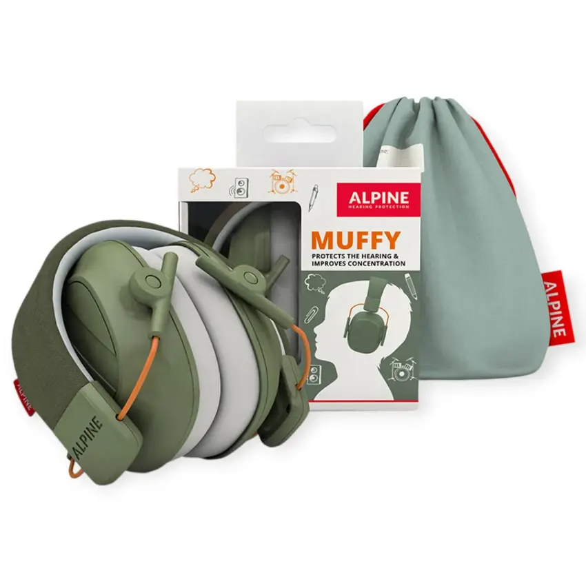 Protectores Auditivos Alpine Muffy Kids, Verde