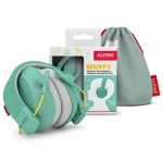 Protectores Auditivos Alpine Muffy Kids, Mint, Verde Menta