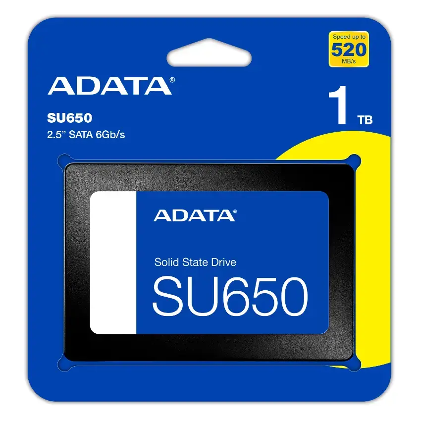 Disco SSD ADATA Ultimate SU650 1TB, 3D NAND, SATA3, 2.5"