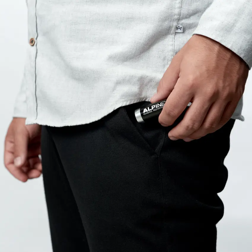 Protectores Auditivos Alpine MusicSafe, Transparente, Con Estuche