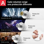 Protectores Auditivos Alpine MusicSafe Pro, Transparente, Con Estuche, Cordón, Spray de Limpieza