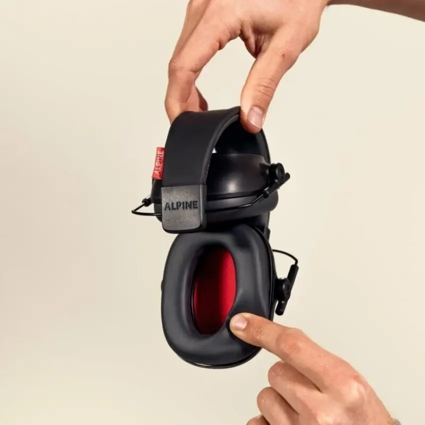 Protectores Auditivos Alpine Defender, Negro