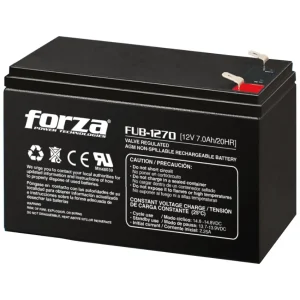Batería Recargable Forza FUB-1270, Sellada, Plomo-ácido, 12 V / 7 Ah