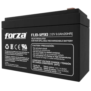 Batería Recargable Forza FUB-1290, Sellada, Plomo-ácido, 12 V / 9 Ah