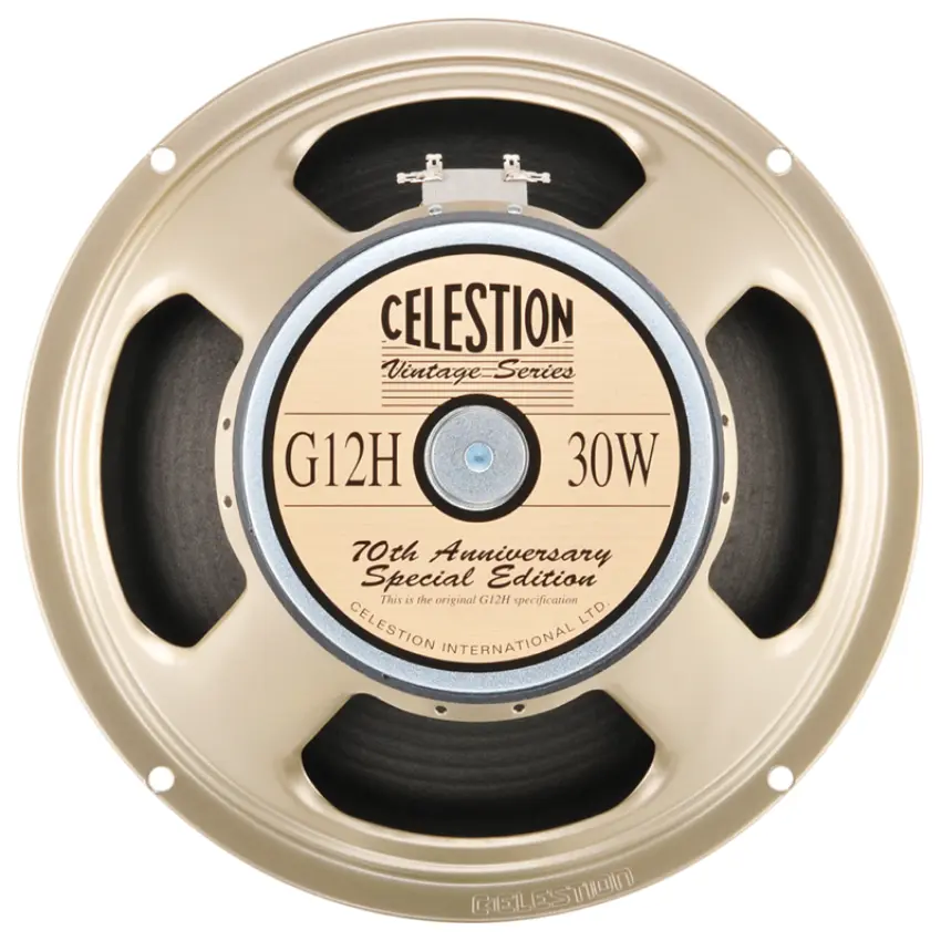 Parlante para Guitarra Celestion G12H 70th Anniversary, 30 W, 100 dB Parlante para Guitarra Celestion G12H 70th Anniversary, 30 W, 100 dB