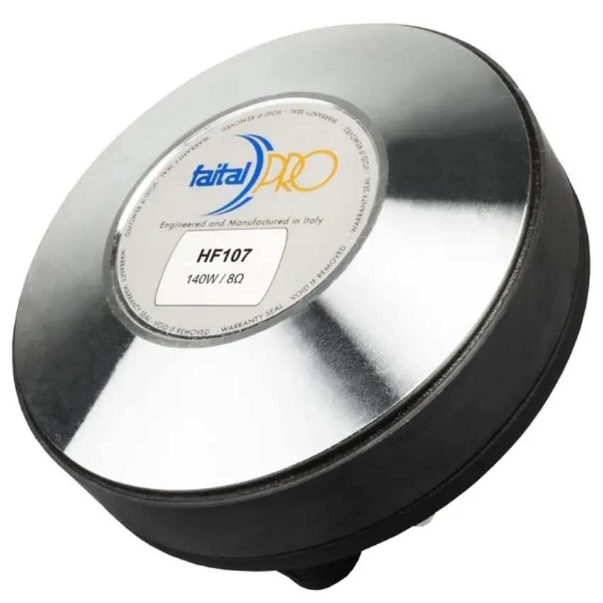 Driver de Compresión FaitalPRO HF107 de 1", 70 W, 109 dB, 8 ohms, Bolt-On
