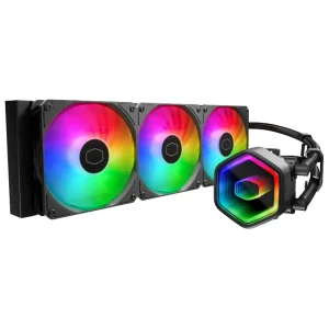 Refrigerador Líquido para CPU Cooler Master MasterLiquid 360 Core II, Water Cooler, Negro