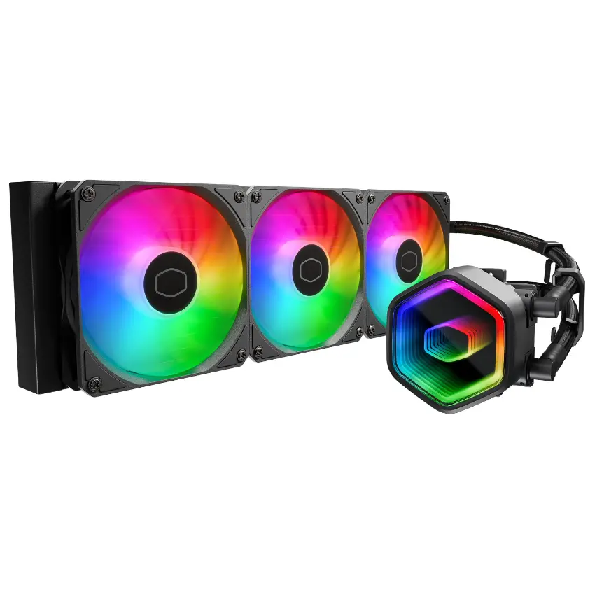 Refrigerador Líquido para CPU Cooler Master MasterLiquid 360 Core II, Water Cooler, Negro