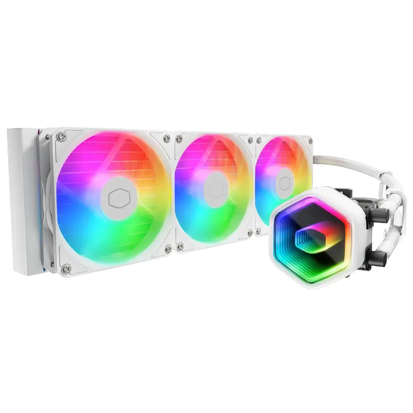 Refrigerador Líquido para CPU Cooler Master MasterLiquid 360 Core II, Water Cooler, Blanco