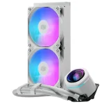 Refrigerador Líquido para CPU Cooler Master MasterLiquid Core Nex 240 ARGB, Water Cooler, Blanco