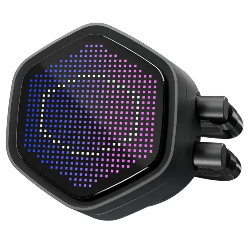 Refrigerador Líquido para CPU Cooler Master MasterLiquid Atmos II 240 Pixel LED, Water Cooler, Negro