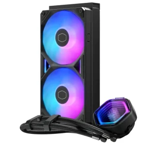 Refrigerador Líquido para CPU Cooler Master MasterLiquid Atmos II 240 ARGB, Water Cooler, Negro