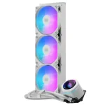 Refrigerador Líquido para CPU Cooler Master MasterLiquid Core Nex 360 ARGB, Water Cooler, Blanco