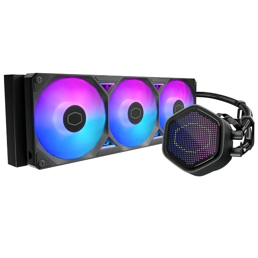 Refrigerador Líquido para CPU Cooler Master MasterLiquid Atmos II 360 Pixel LED, Water Cooler, Negro Refrigerador Líquido para CPU Cooler Master MasterLiquid Atmos II 360 Pixel LED, Water Cooler, Negro