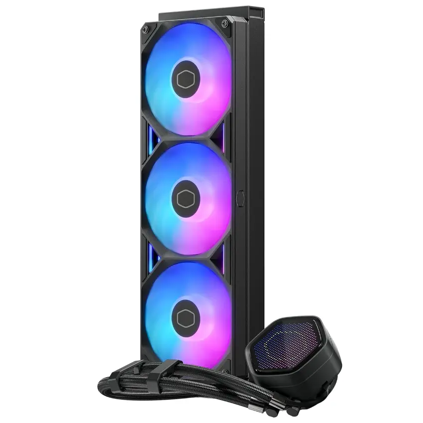 Refrigerador Líquido para CPU Cooler Master MasterLiquid Atmos II 360 Pixel LED, Water Cooler, Negro Refrigerador Líquido para CPU Cooler Master MasterLiquid Atmos II 360 Pixel LED, Water Cooler, Negro