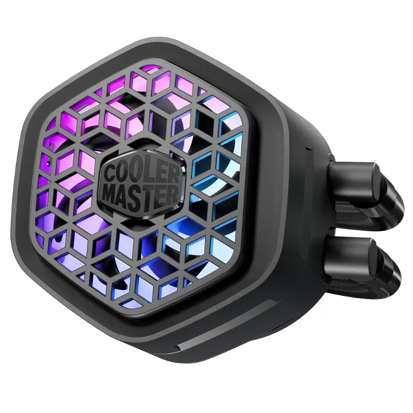 Refrigerador Líquido para CPU Cooler Master MasterLiquid Atmos II 360 VRM Fan, Water Cooler, Negro