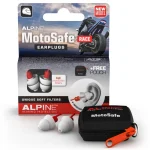 Protectores Auditivos Alpine MotoSafe Race, Blanco, Con Estuche