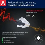 Protectores Auditivos Alpine MotoSafe Tour, Blanco, Con Estuche