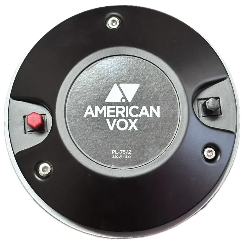 Driver de Compresión American Vox PL-75/2 de 2", 110 W, 106 dB, 8 ohms, Bolt-On