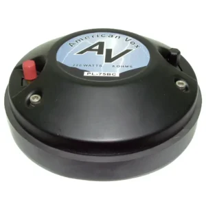 Driver de Compresión American Vox PL-75BC de 1.4", 110 W, 106 dB, 8 ohms, Bolt-On