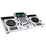 Denon DJ SC LIVE 4 Sistema Autónomo de 4 Decks con Pantalla Táctil de 7", Altavoces Integrados y Wi-Fi, Blanca