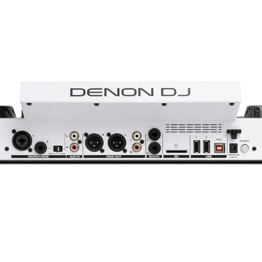 Denon DJ SC LIVE 4 Sistema Autónomo de 4 Decks con Pantalla Táctil de 7", Altavoces Integrados y Wi-Fi, Blanca
