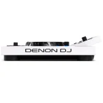 Denon DJ SC LIVE 4 Sistema Autónomo de 4 Decks con Pantalla Táctil de 7", Altavoces Integrados y Wi-Fi, Blanca