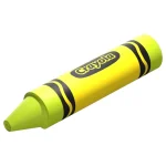 Pendrive SanDisk Crayola, 64GB, USB-C 3.2 Gen 1, Electric Lime, Amarillo