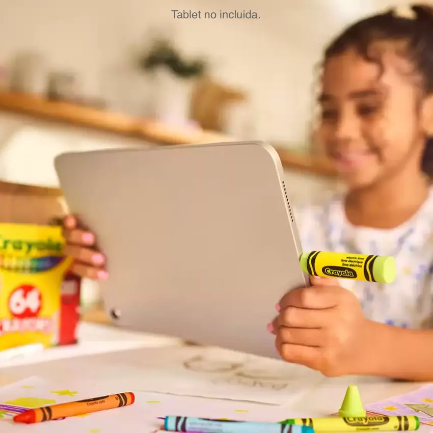 Pendrive SanDisk Crayola, 64GB, USB-C 3.2 Gen 1, Electric Lime, Amarillo