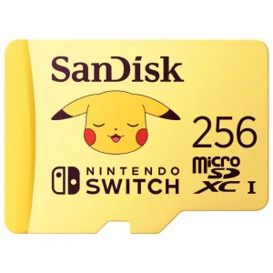 Tarjeta de Memoria microSDXC SanDisk Pokémon 256GB, UHS-I, U3, V30, Clase 10