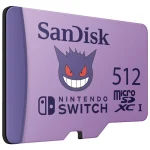 Tarjeta de Memoria microSDXC SanDisk Pokémon 512GB, UHS-I, U3, V30, Clase 10