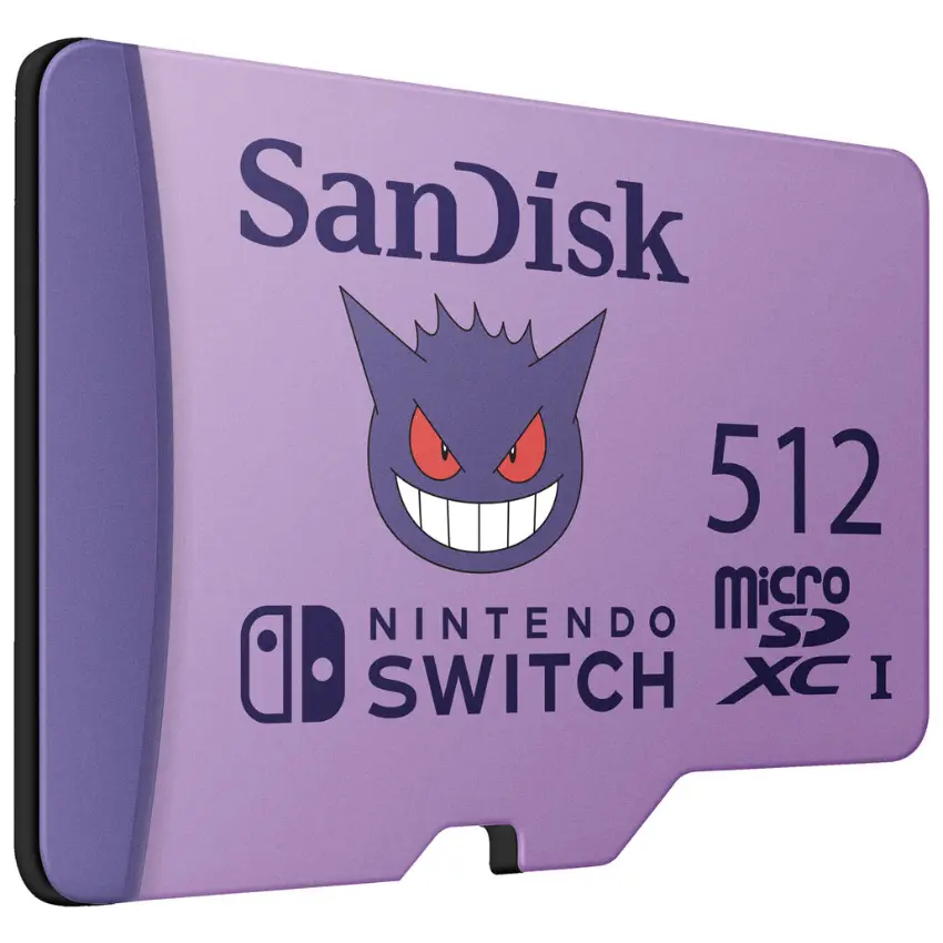 Tarjeta de Memoria microSDXC SanDisk Pokémon 512GB, UHS-I, U3, V30, Clase 10 Tarjeta de Memoria microSDXC SanDisk Pokémon 512GB, UHS-I, U3, V30, Clase 10