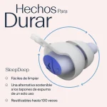 Protectores Auditivos Alpine SleepDeep, Blanco, Con Estuche