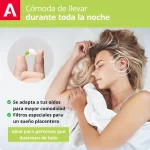 Protectores Auditivos Alpine SleepSoft, Blanco, Con Estuche