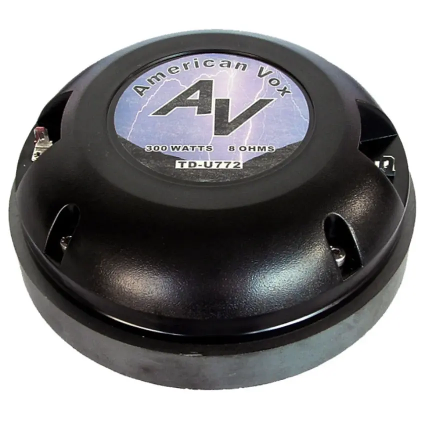 Driver de Compresión American Vox TD-U772 de 1", 100 W, 105 dB, 8 ohms, Screw-On