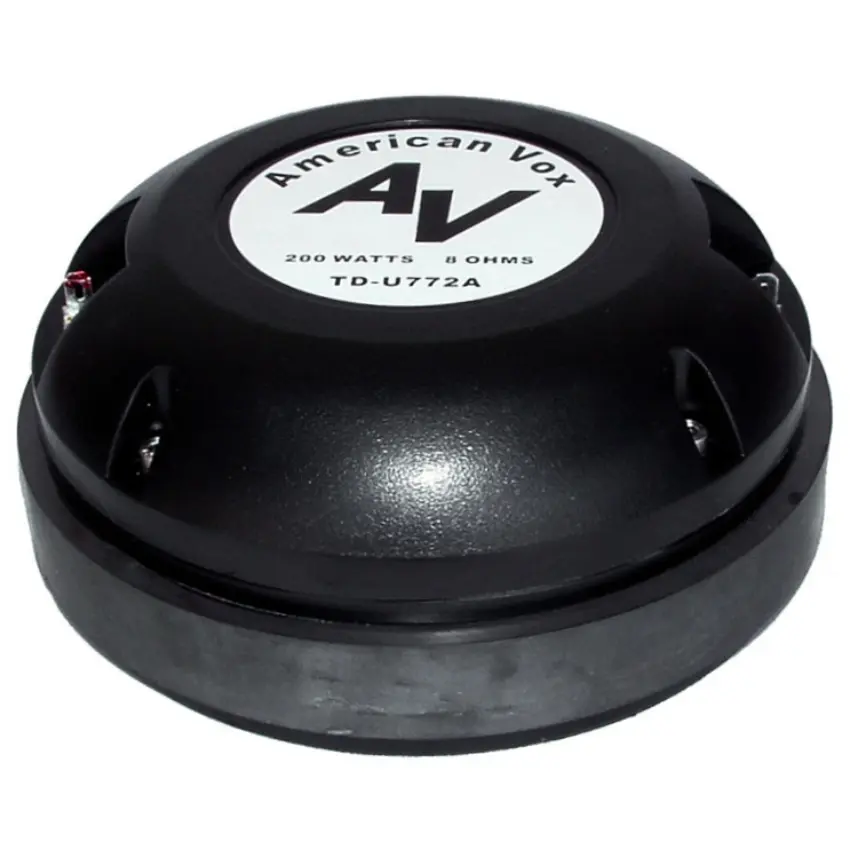 Driver de Compresión American Vox TD-U772A de 1.4", 100 W, 105 dB, 8 ohms, Bolt-On