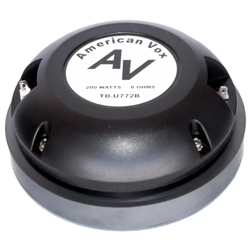 Driver de Compresión American Vox TD-U772B de 2", 100 W, 105 dB, 8 ohms, Bolt-On