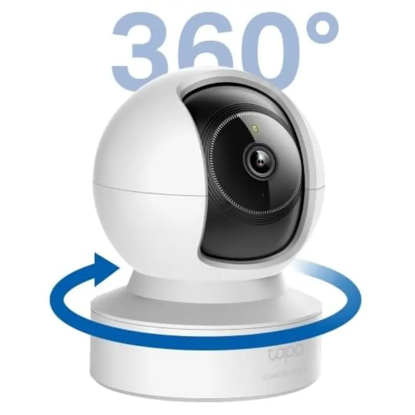 Cámara de Seguridad Wi-Fi TP-Link Tapo C222, 2K, 4 MP, Pan / Tilt, Visión nocturna, Interior