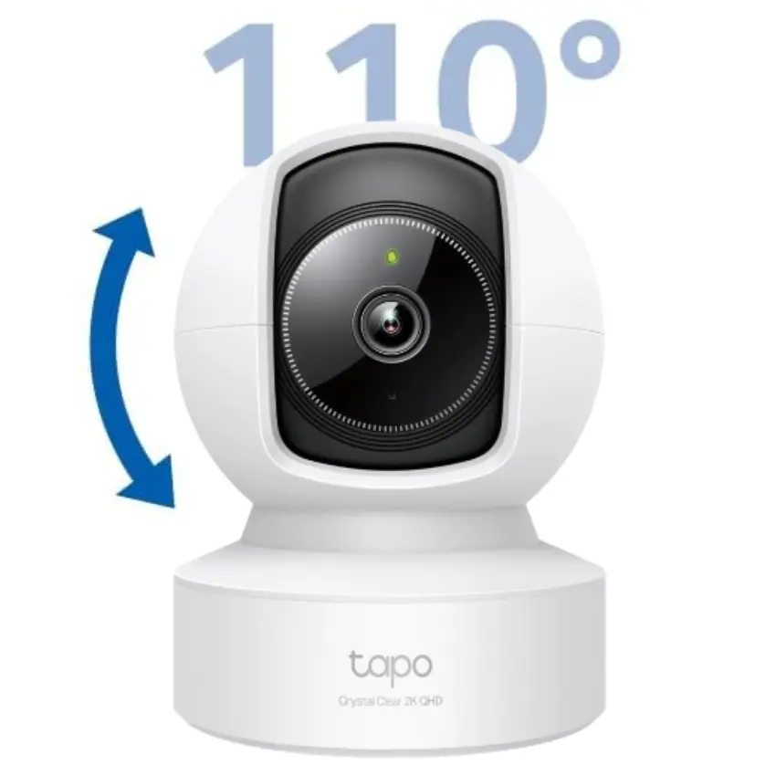 Cámara de Seguridad Wi-Fi TP-Link Tapo C222, 2K, 4 MP, Pan / Tilt, Visión nocturna, Interior