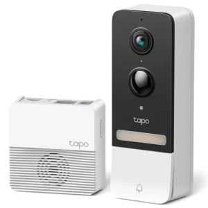 Kit de Timbre con Cámara TP-Link Tapo D230S1, Video 2K 5MP, Batería, Visión Nocturna a Color
