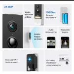 Kit de Timbre con Cámara TP-Link Tapo D230S1, Video 2K 5MP, Batería, Visión Nocturna a Color