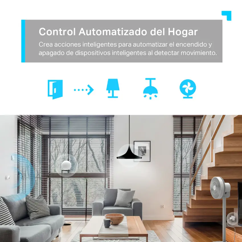 Sensor de Movimiento Inteligente TP-Link Tapo T100 Sensor de Movimiento Inteligente TP-Link Tapo T100