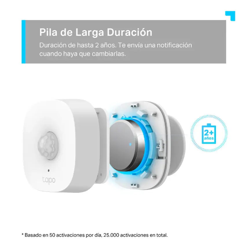 Sensor de Movimiento Inteligente TP-Link Tapo T100 Sensor de Movimiento Inteligente TP-Link Tapo T100