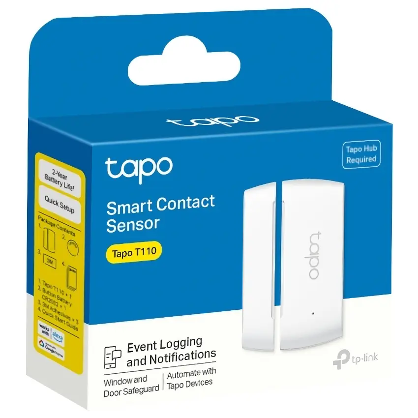 Sensor de Contacto Inteligente TP-Link Tapo T110 Sensor de Contacto Inteligente TP-Link Tapo T110