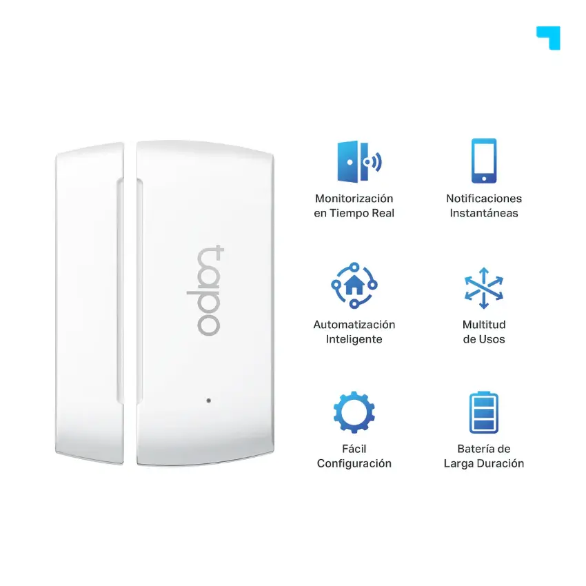 Sensor de Contacto Inteligente TP-Link Tapo T110 Sensor de Contacto Inteligente TP-Link Tapo T110