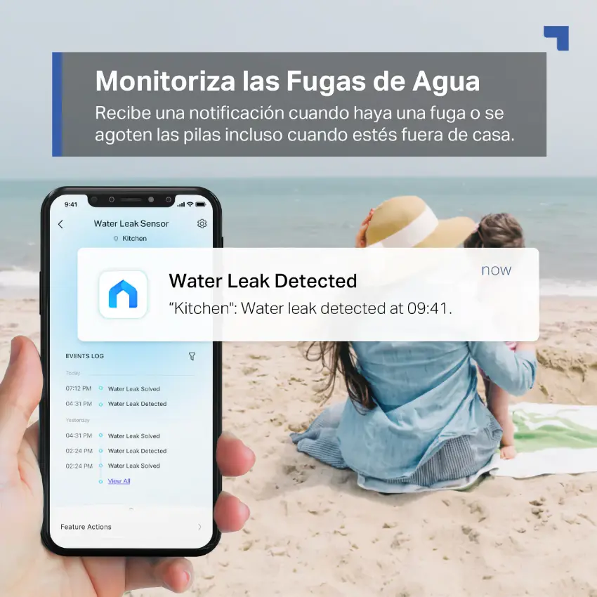 Sensor de Fugas de Agua Inteligente TP-Link Tapo T300