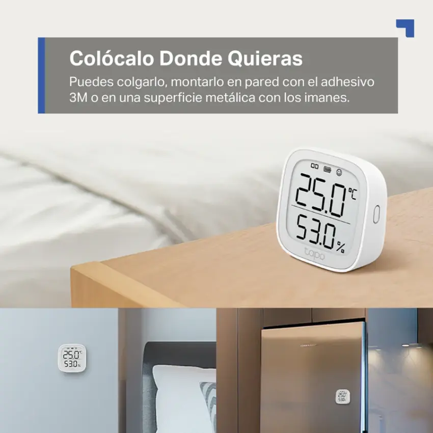 Sensor de Temperatura y Humedad Inteligente TP-Link Tapo T315 Sensor de Temperatura y Humedad Inteligente TP-Link Tapo T315