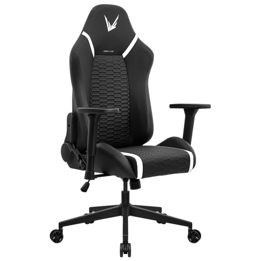 Silla Gamer Formula V Line VC3 RacerPU Negro/Blanco